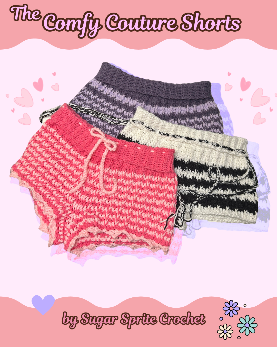 Comfy Couture Shorts: Crochet Pattern Release & Pattern Tester Appreciation!